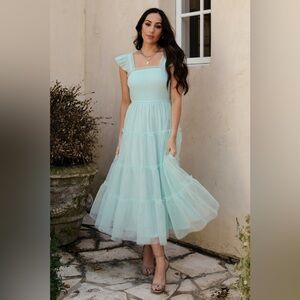 Baltic Born Mindi Tulle Midi Dress